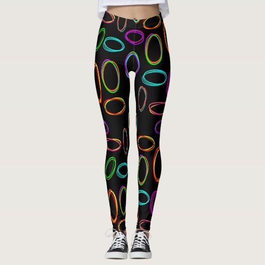 Neon Ovals Leggings (Vorderseite)