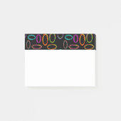 Neon Ovals Post-it Klebezettel (Vorderseite)