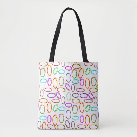 Neon Ovals Tasche (Vorderseite)