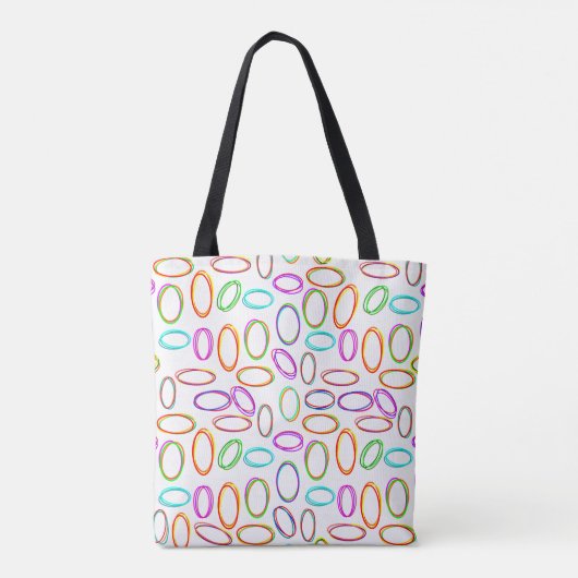 Neon Ovals Tasche (Rückseite)
