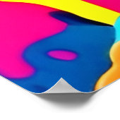 Neon Paint Explosion Poster (Ecke)