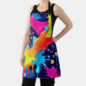 Neon Paint Explosion Schürze (InSitu)