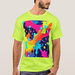 Neon Paint Explosion T-Shirt