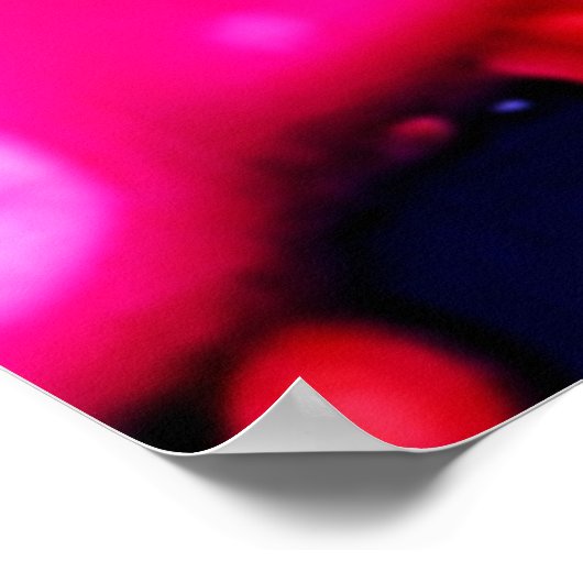 Neon Paint Fluid Explosion Poster (Ecke)