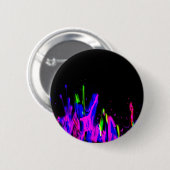 Neon Paint Splash farbig. Personalisiere es Button (Vorne & Hinten)