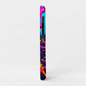 Neon Paint Spritzer Abstrakt Art Case-Mate iPhone Hülle (Hinten/Links)