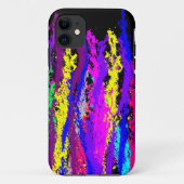 Neon Paint Spritzer Case-Mate iPhone Hülle (Rückseite)