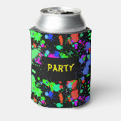 Neon Paint Spritzer Dosenkühler (Kanne Rückseite)