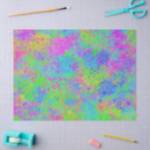 Neon Paint Tissue oder Decoupage Paper Seidenpapier (Basteln)