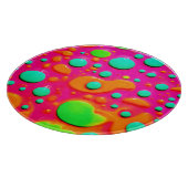 Neon Painting Bubble Art Schneidebrett (Ecke)