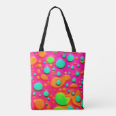 Neon Painting Bubble Art Tasche (Rückseite)