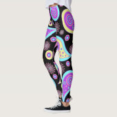 Neon Paisley Pattern Leggings (Links)