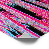 Neon Palm Trees Miami Beach Art Deko Art Prince (Ecke)