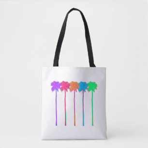 Neon Palm Trees Tasche