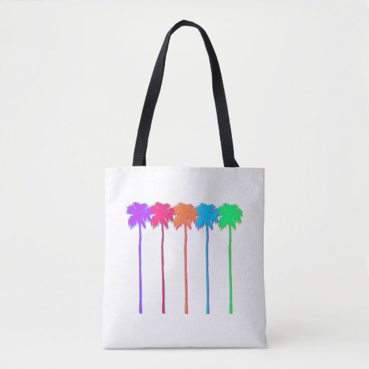 Neon Palm Trees Tasche (Vorderseite)