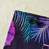 Neon Palm Tropical Junggeselinnen-Abschied Strandtuch (Beispiel)