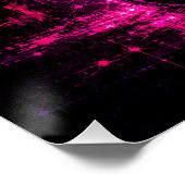 Neon-Panda-Bär Poster (Ecke)