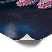 Neon Panther, Night Shift Poster (Ecke)