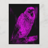 Neon Parrot Postkarte (Vorderseite)