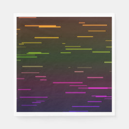 Neon Party Paper Napkins Serviette