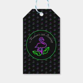Neon Party Tropical Flamingo Glow Party Teen Gefal Geschenkanhänger