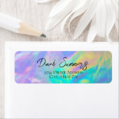 Neon Pastel | Rücksende-Aufkleber (Insitu)