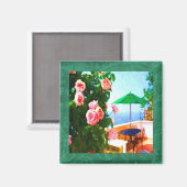 Neon Patio Magnet (Vorderseite/Rückseite)