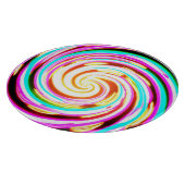 Neon Pattern Artwork Schneidebrett (Ecke)