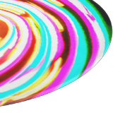 Neon Pattern Artwork Schneidebrett (Ecke)