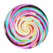 Neon Pattern Artwork Schneidebrett (Vorderseite)