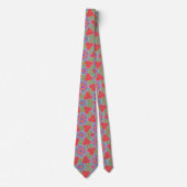 Neon Pattern Neck Tie Krawatte (Vorderseite)