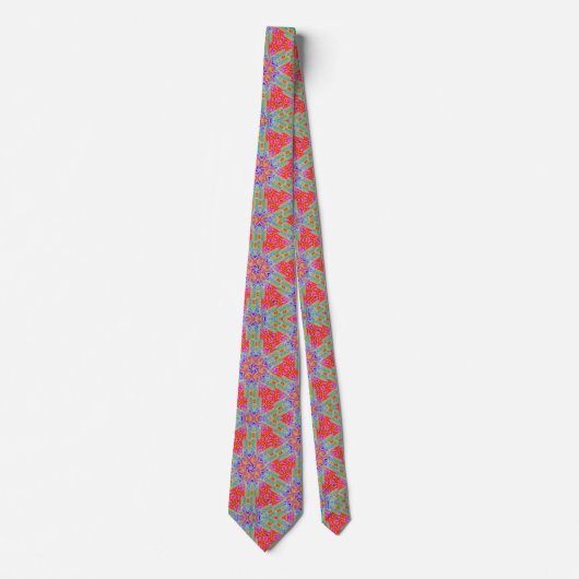 Neon Pattern Neck Tie Krawatte (Vorderseite)