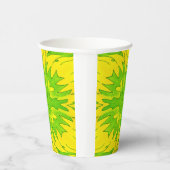 Neon Pause Dienstag Edition – Pappbecher grün gelb (Rechts)
