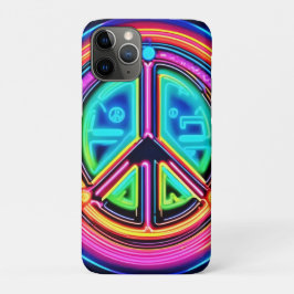 Neon Peace Mandala Case-Mate iPhone Hülle