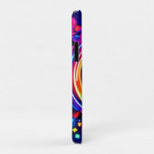 Neon Peace Symbol Art Case-Mate iPhone Hülle (Hinten/Rechts)