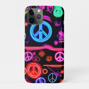 Neon Peace Symbolmuster Case-Mate iPhone Hülle