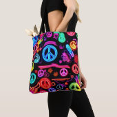 Neon Peace Symbolmuster Tasche (Von Nahem)
