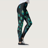 Neon Peacock Elegance Leggings (Rechts)