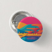 Neon-Peak-Wasserfront Button (Vorne & Hinten)