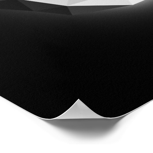 Neon Penguin Poster (Ecke)