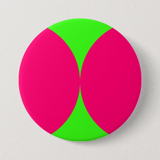 Neon Petal Pop Custom Button (Vorderseite)