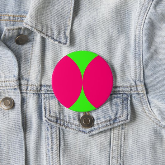 Neon Petal Pop Custom Button (Beispiel)