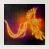 Neon Phoenix Puzzle (Horizontal)