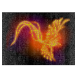 Neon Phoenix Schneidebrett