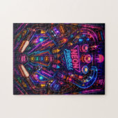 Neon Pinball Frenzy: Retro Arcade Rush Puzzle (Horizontal)