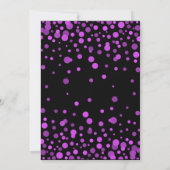 Neon Pink 60. Geburtstagsparty Einladung (Rückseite)