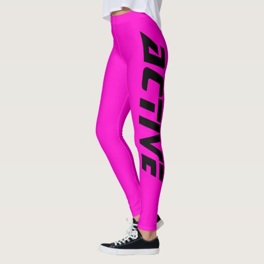 Neon Pink Active Sport Leggings (Links)