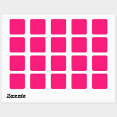 Neon Pink Anpassbare Aufkleber - Bold & Vibrany (Blatt)