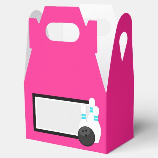 Neon Pink Bowling Fevor Boxes Geschenkschachtel (Geöffnet)