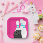 Neon Pink Bowling Party Paper Teller (Party)
